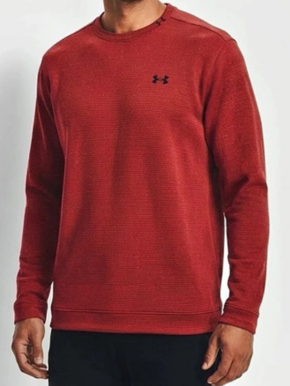 Under Armour Men's Golf Storm Fleece Crew Neck Sweater Red Size 2 XL NWT